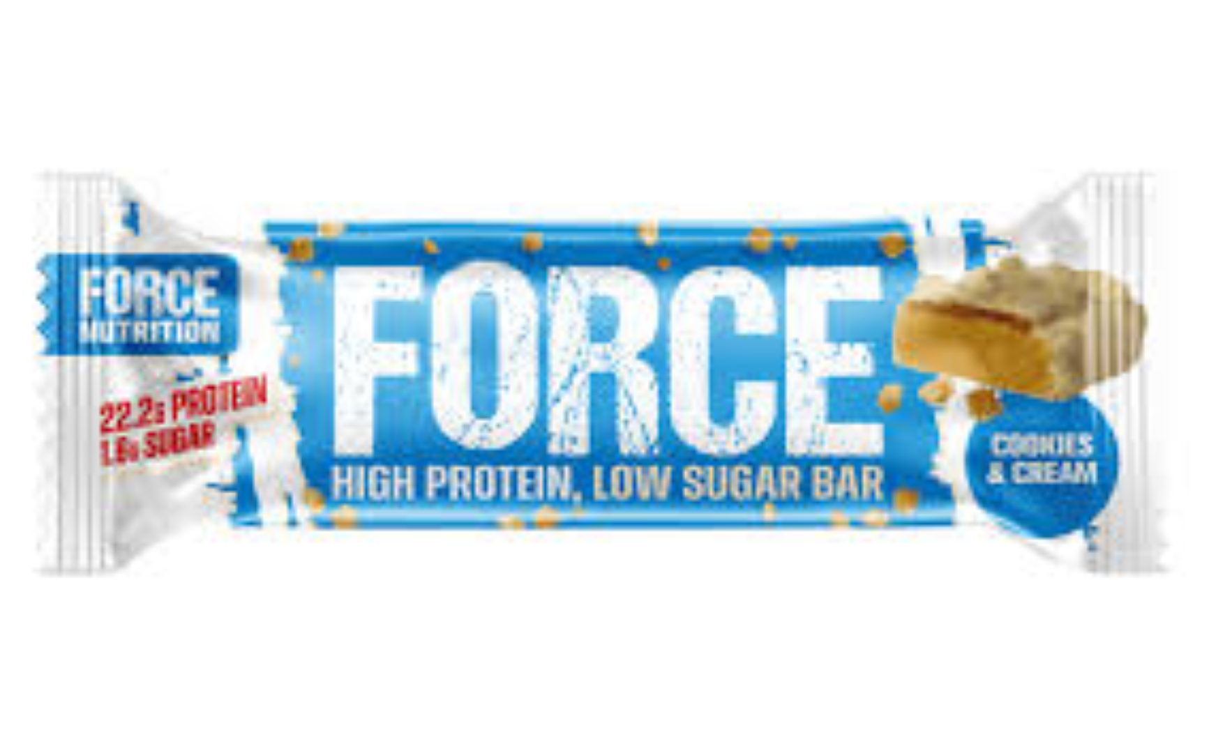 FORCE PROTEIN COOKIES N CREAM BAR 65G